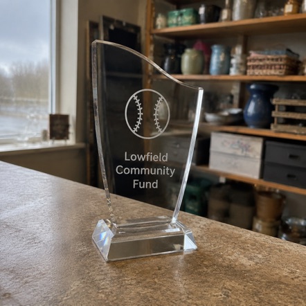 Custom baseball trophies for small business