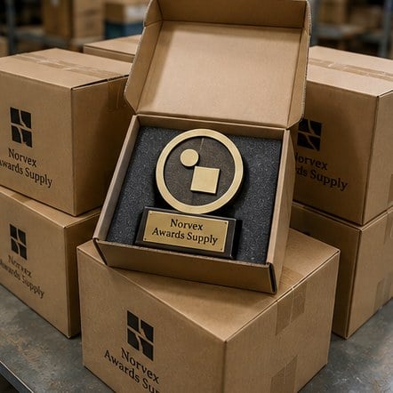 Customized baseball trophies for milestones and retirements